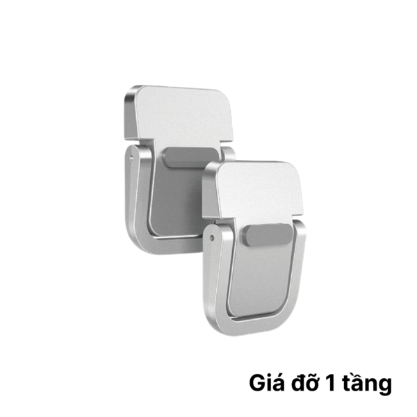 Giá đỡ laptop 1 Tầng - Nhôm, 1 cấp độ điều chỉnh, cho máy tính 11-18inch