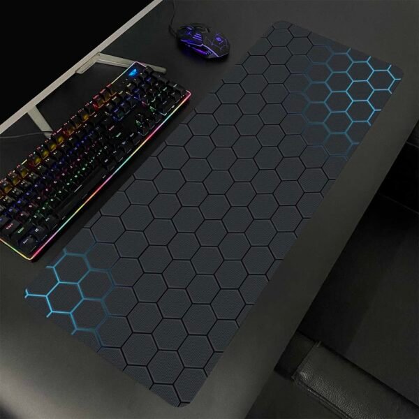 Lót chuột cỡ lớn 80x30 Deskmat hình TỔ ÔNG có màu xanh 2 đầu Dày 3mm
