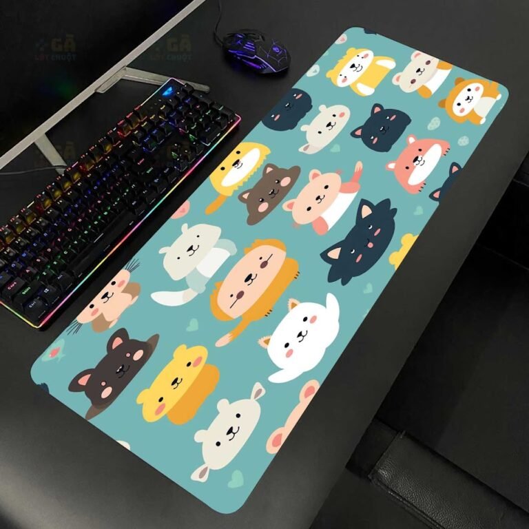 lót chuột 80x30 cute cho góc học tập
