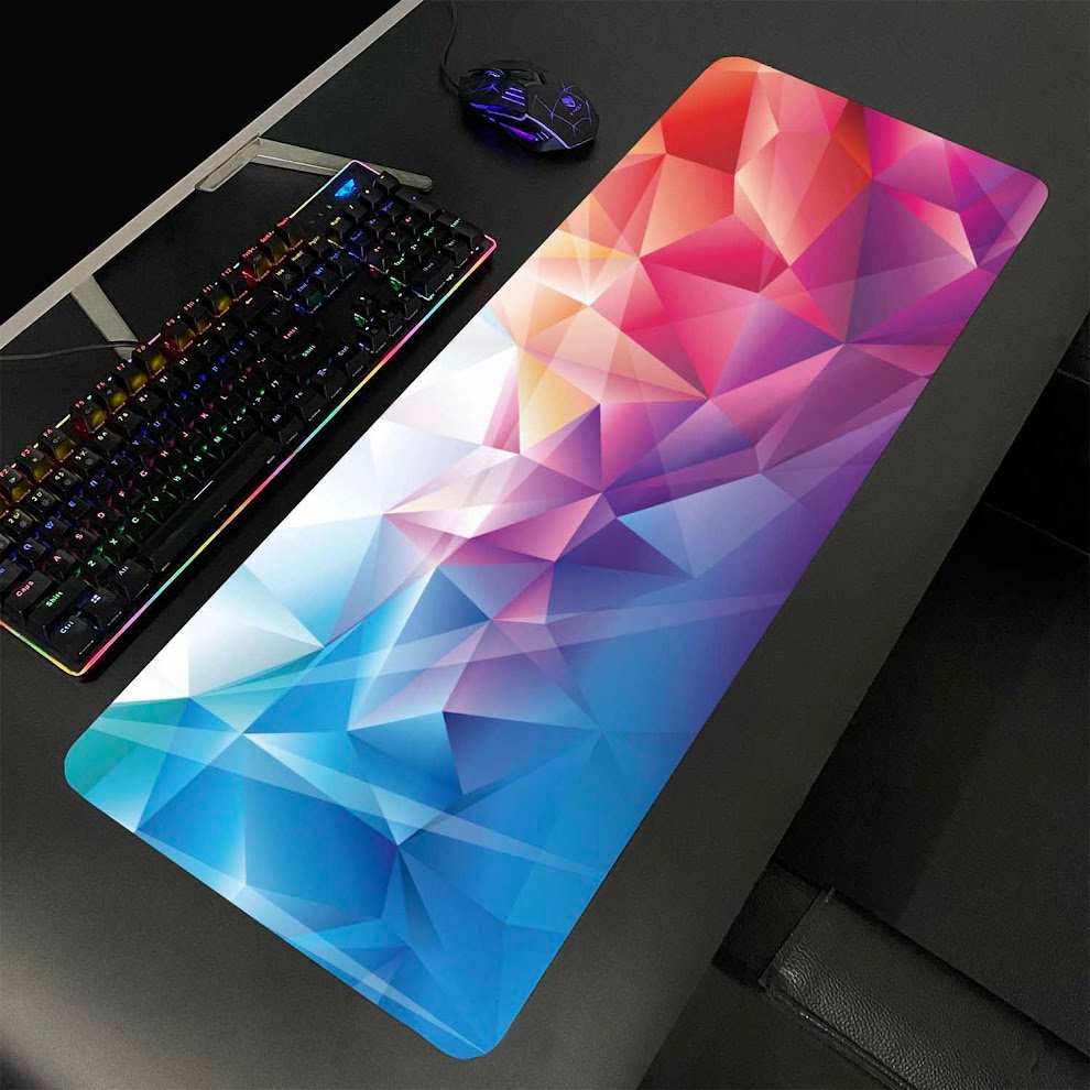 Lót chuột cỡ lớn 80x30 Deskmat hình CHÓP Nhiều màu cho gaming setup