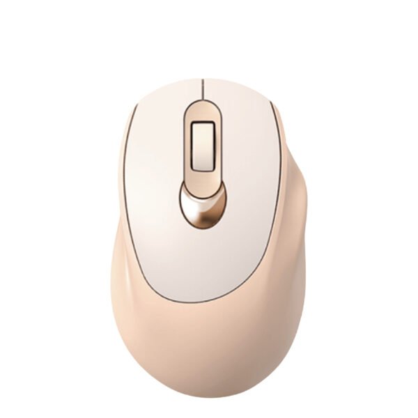 Chuột Văn Phòng Không Dây T Wolf Elegant Q8 Đen - Thiết kế công thái học, Kết nối 2.4Ghz + Bluetooth, 2 Mode Kết nối, 3 Mode DPI
